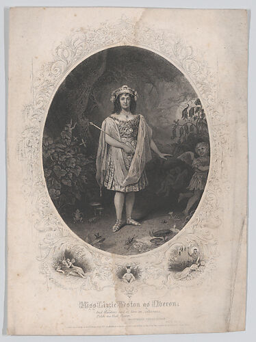 Miss Lizzie Weston as Oberon: 