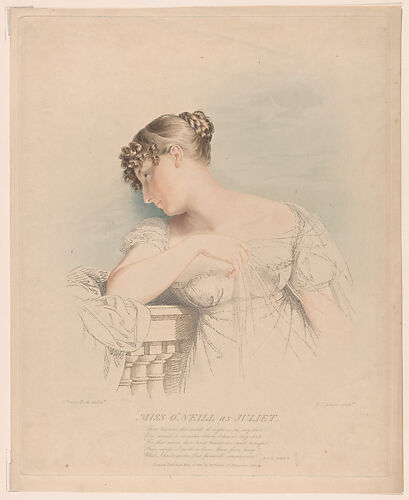 Miss O'Neill as Juliet