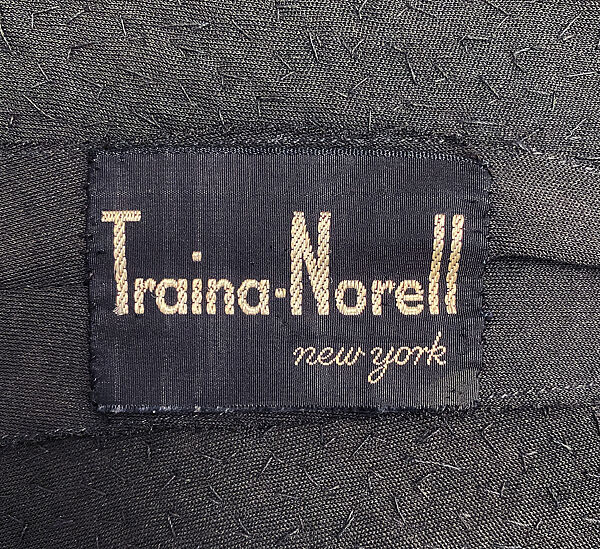 Dress, Traina-Norell (American, founded 1941), silk, synthetic fiber, plastic, metal, American