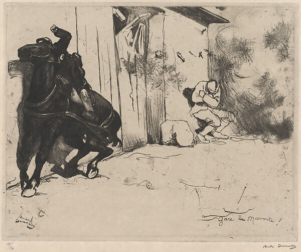 Twelve Etchings (Douze eaux-fortes), André Devambez (French, Paris 1867–1944 Paris), Set of 12 etchings with aquatint on vellum