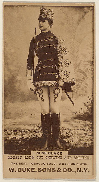 Issued by W. Duke, Sons & Co. - Miss Blake from the Actresses ...