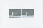 Four screenprints: Eraser; Post-It, Rectangular; Post-it, Square; Rock, Kate Shepherd (American, born New York City, 1961), Four screenprints