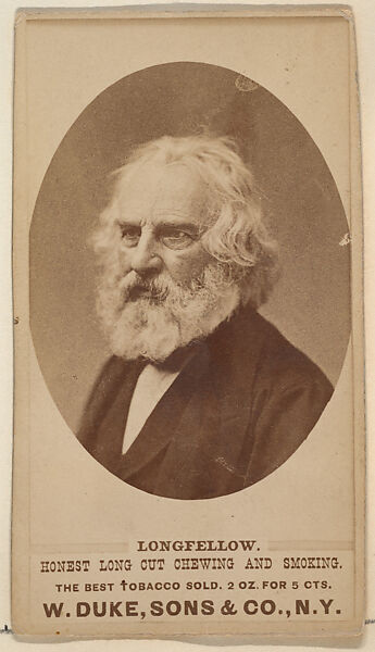 Longfellow from the Actresses, Celebrities, and Children series (N151) issued by Duke Sons & Co. to promote Duke Cigarettes, Issued by W. Duke, Sons &amp; Co. (New York and Durham, N.C.), Albumen photograph 