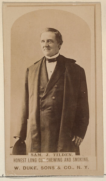 Sam. J. Tilden from the Actresses, Celebrities, and Children series (N151) issued by Duke Sons & Co. to promote Duke Cigarettes, Issued by W. Duke, Sons &amp; Co. (New York and Durham, N.C.), Albumen photograph 