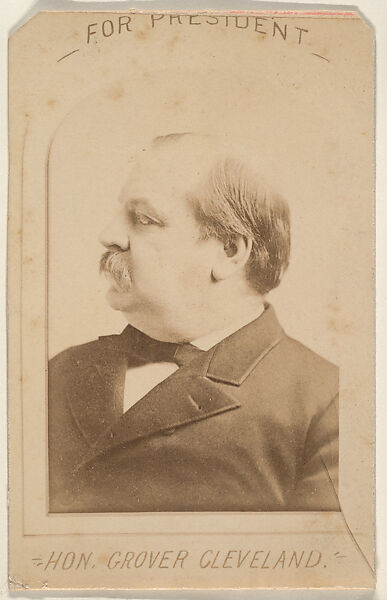 Hon. Grover Cleveland from the Actresses, Celebrities, and Children series (N151) issued by Duke Sons & Co. to promote Duke Cigarettes, Issued by W. Duke, Sons &amp; Co. (New York and Durham, N.C.), Albumen photograph 