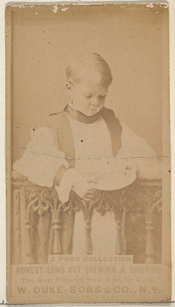 A Poor Collection from the Actresses, Celebrities, and Children series (N151) issued by Duke Sons & Co. to promote Duke Cigarettes, Issued by W. Duke, Sons &amp; Co. (New York and Durham, N.C.), Albumen photograph 