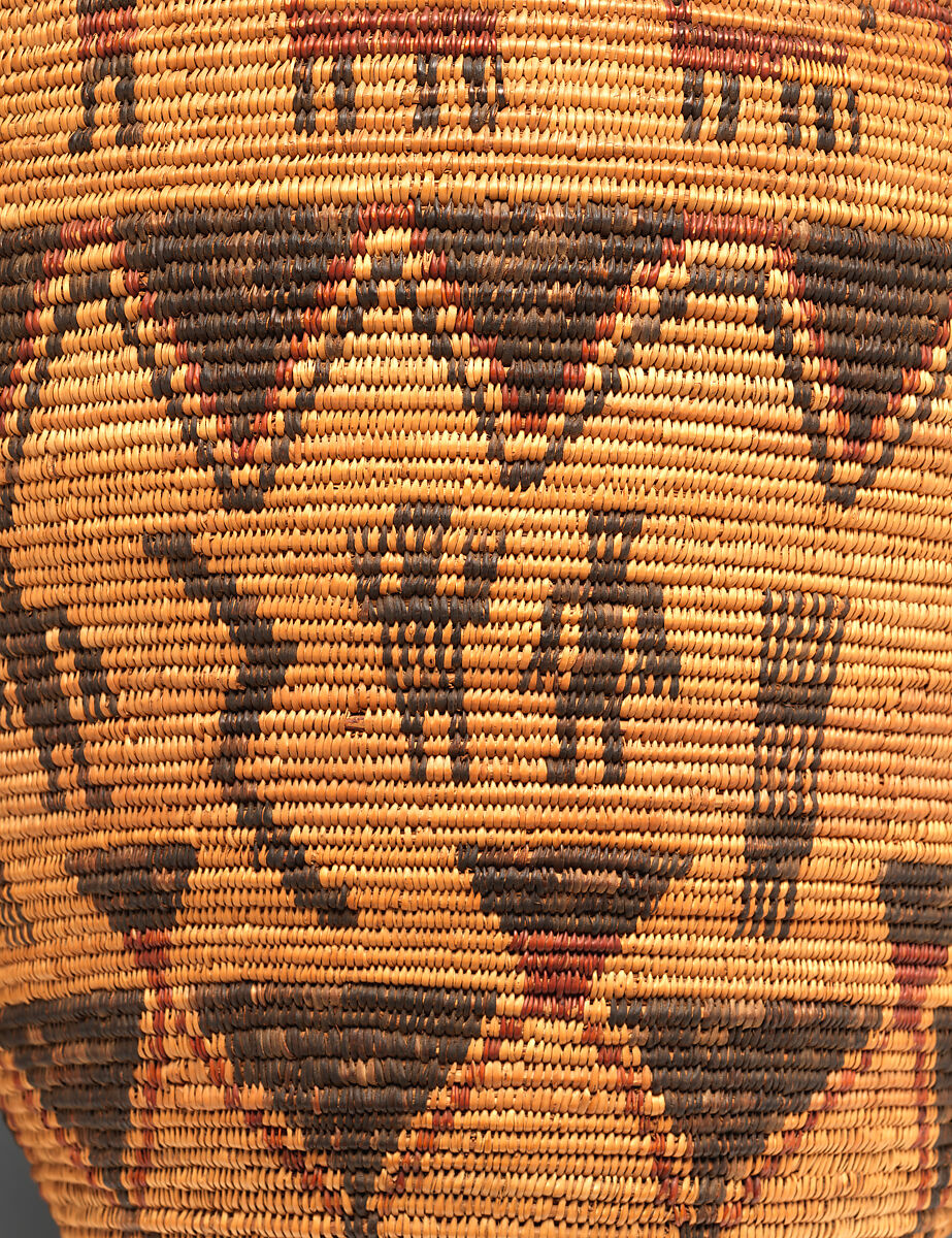 Storage basket, Willow shoots, devil's claw, and yucca root, Apache, Native American