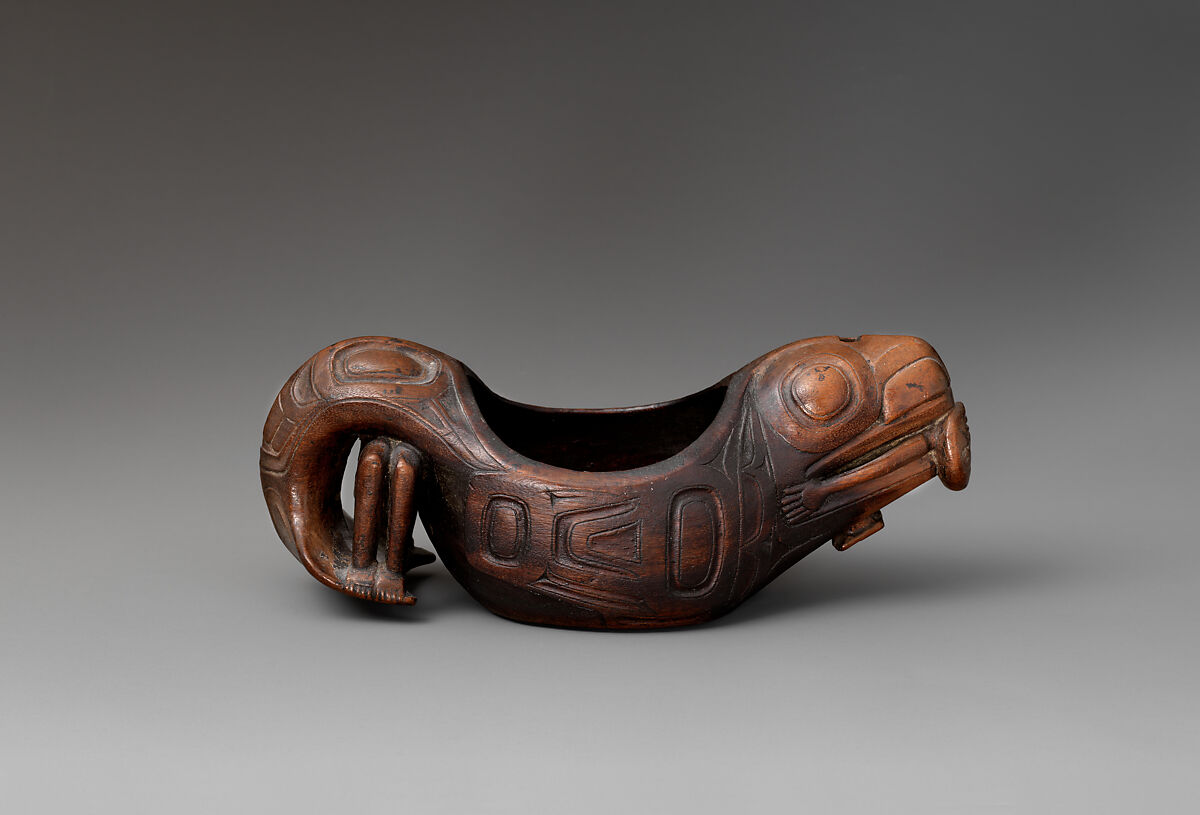 Bowl, Alder, Haida, Native American