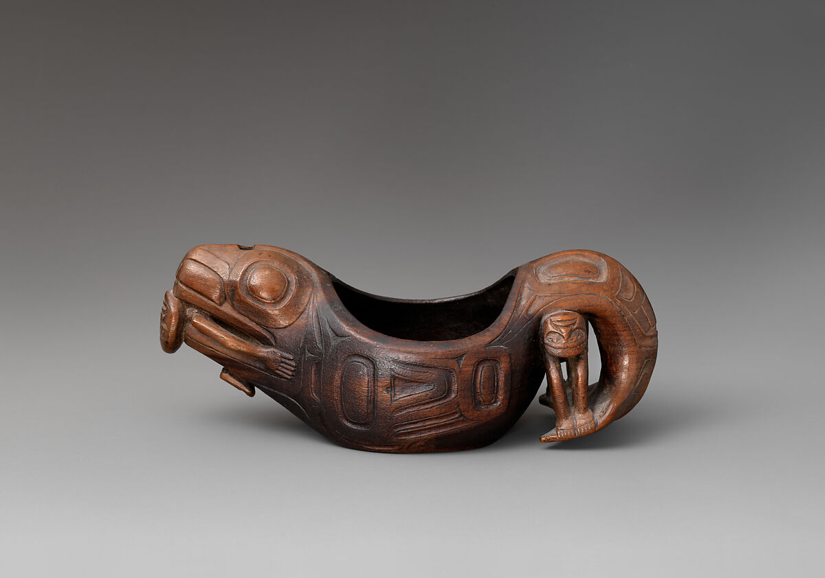 Bowl, Alder, Haida, Native American