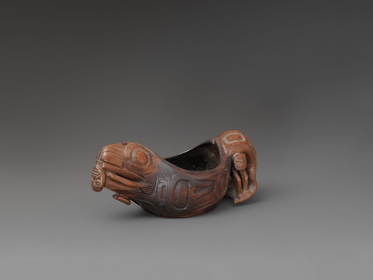 Bowl, Alder, Haida, Native American 