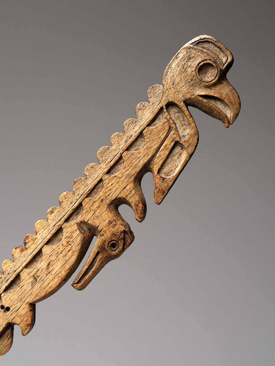 War club, Whalebone, Makah or Nuu-chah-nulth, Native American