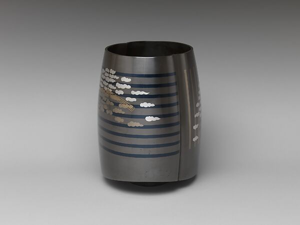 Clearing of the Evening Sky (Sekisei), Nakagawa Mamoru (Japanese, born 1947), Cast alloy of copper, silver, and tin with inlays of copper, silver, and gold, Japan