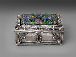 Box, Elizabeth Copeland  American, Silver, enamel and amethyst, American