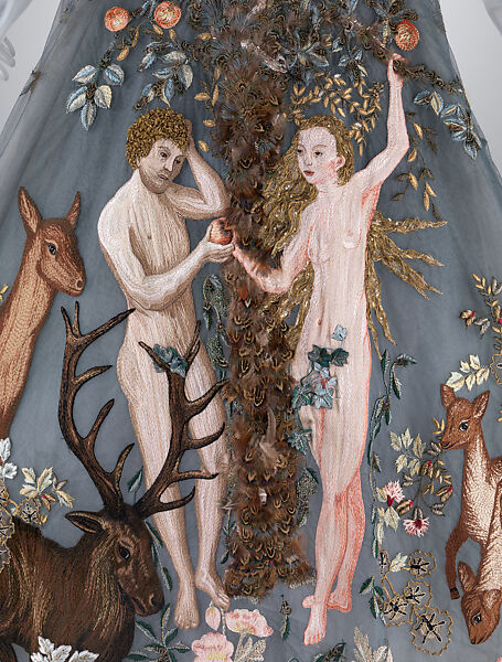 Evening dress, Valentino S.p.A. (Italian, founded 1959), silk, feather, glass, metal, Italian