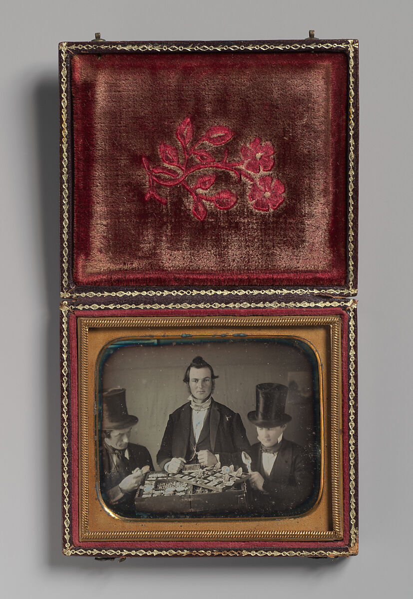 The Silver Merchants, Unknown (American), Daguerreotype
