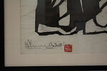 Śāriputra, Master of Wisdom, from the series Ten Great Disciples of Buddha, Munakata Shikō (Japanese, 1903–1975), Framed woodblock print; ink on paper, Japan
