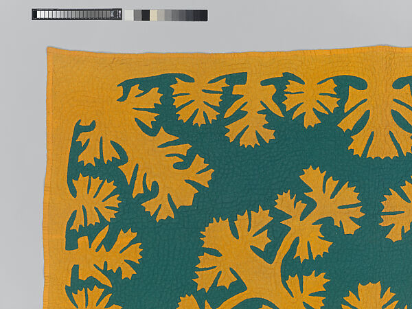 Hawaiian Quilt, Lei Mamo pattern, Artist Unknown  , American (Hawaiian), Cotton, American (Hawaiian)
