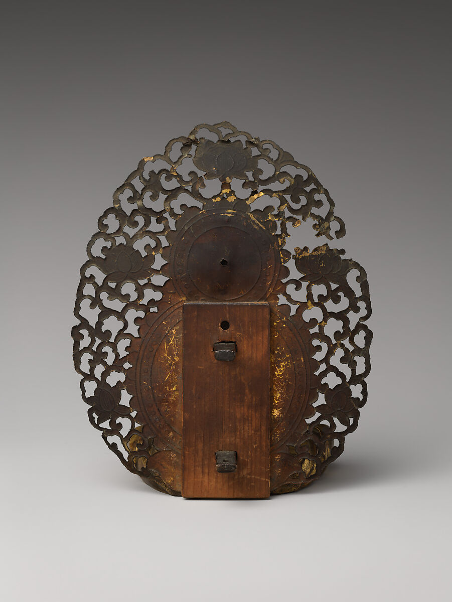 The Bodhisattva Monju (Manjushri) with Eight Topknots, Gilt bronze, Japan