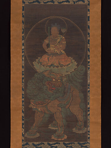 The Bodhisattva Monju (Manjushri) with Five Topknots