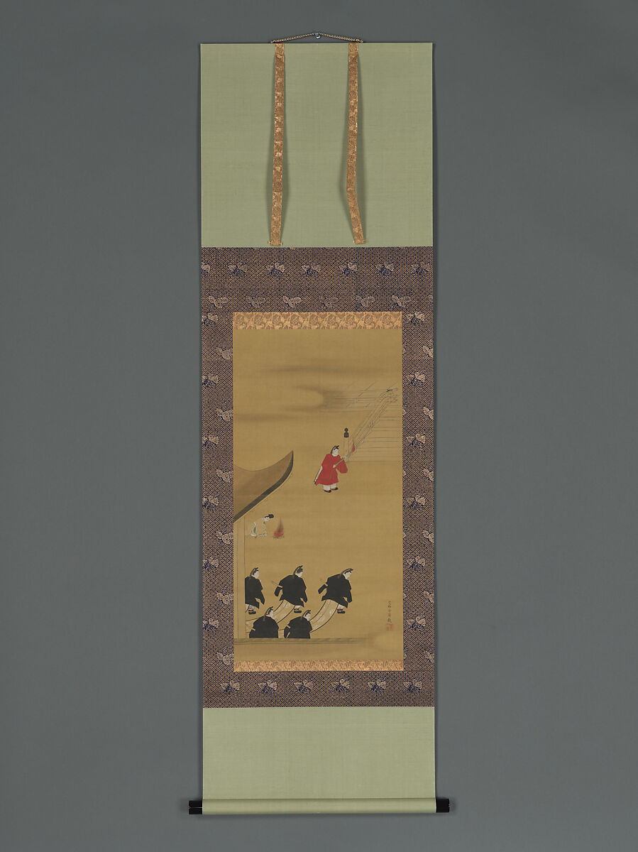 Activities of the Twelve Months, Sakai Hōitsu (Japanese, 1761–1828), Eleven hanging scrolls from a set of twelve; ink and color on silk, Japan