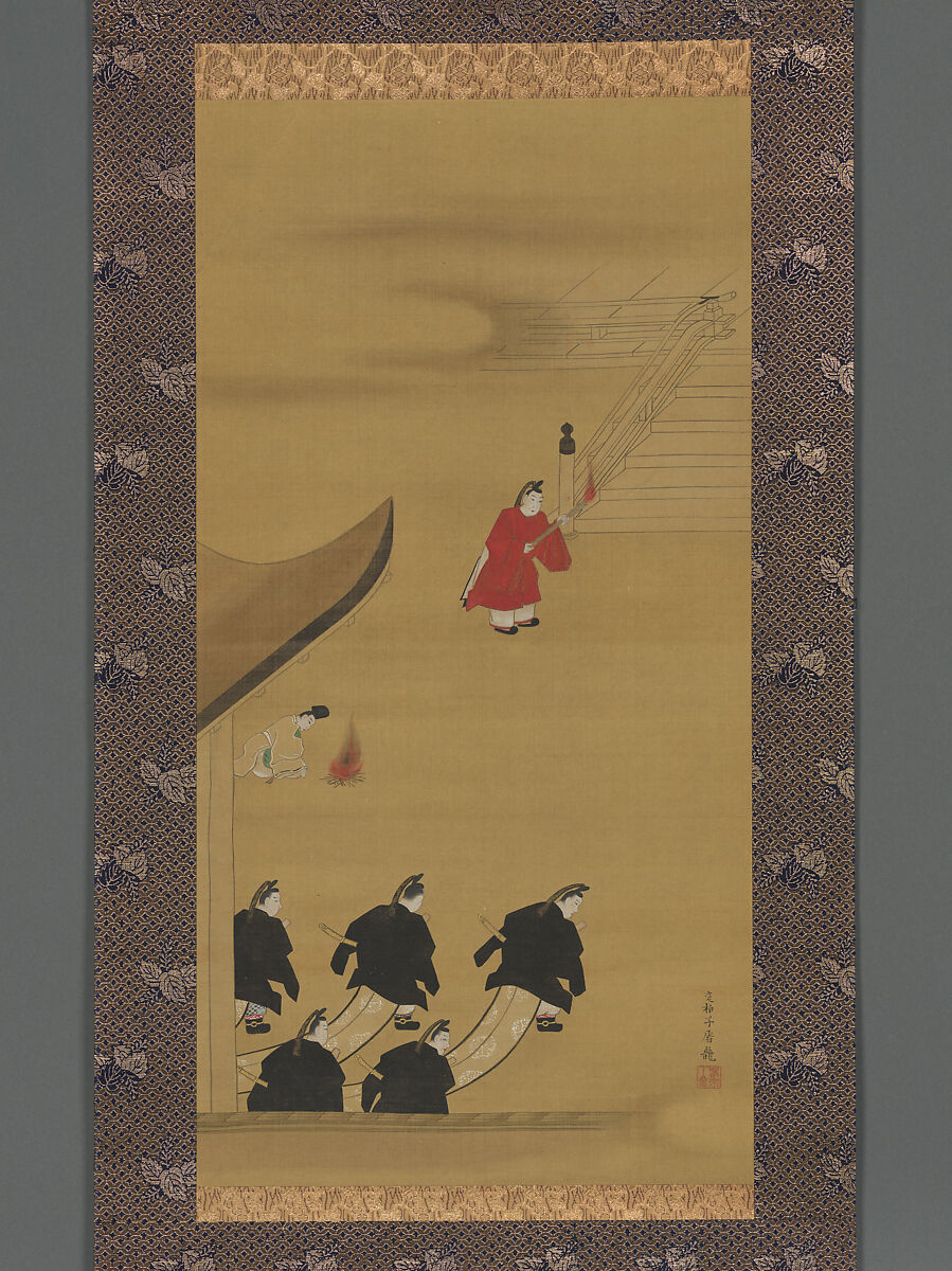 Activities of the Twelve Months, Sakai Hōitsu (Japanese, 1761–1828), Eleven hanging scrolls from a set of twelve; ink and color on silk, Japan 