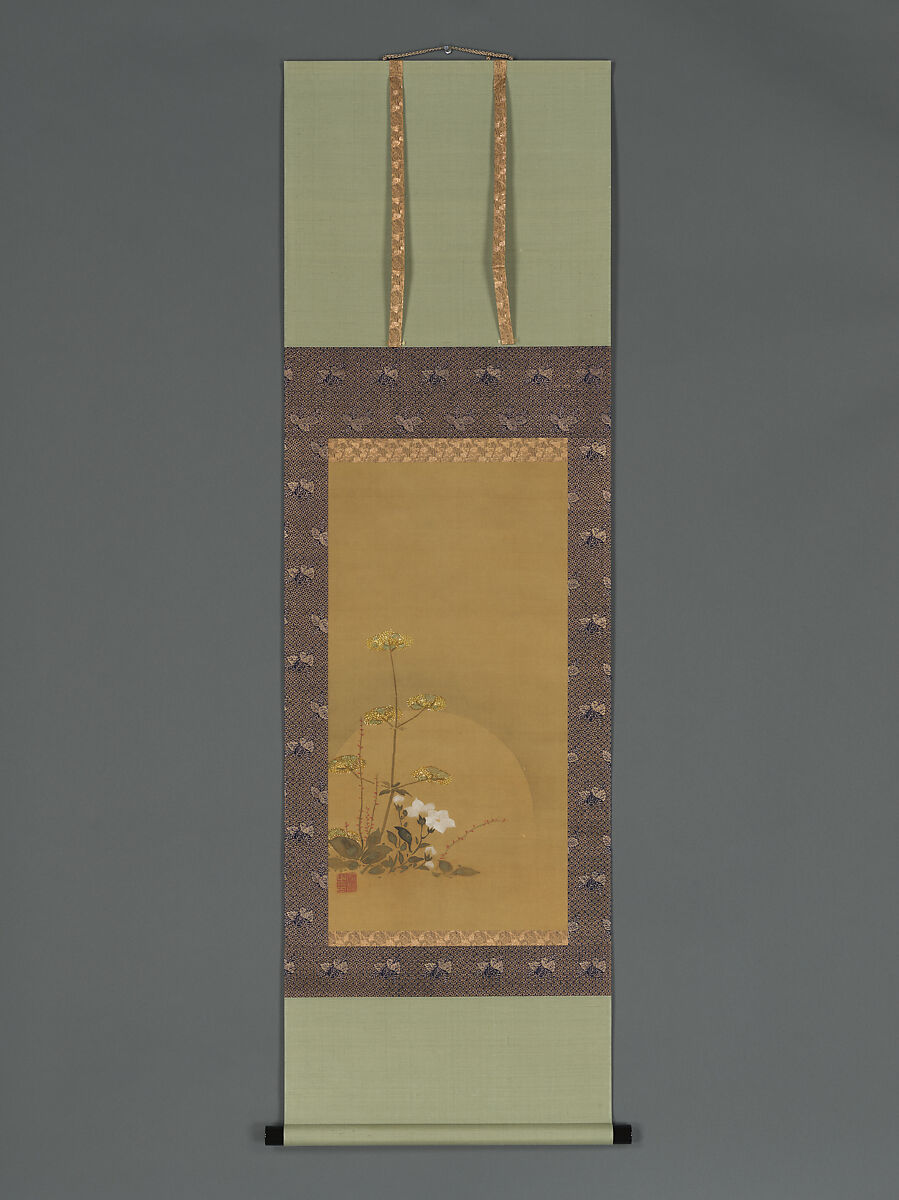Activities of the Twelve Months, Sakai Hōitsu (Japanese, 1761–1828), Eleven hanging scrolls from a set of twelve; ink and color on silk, Japan