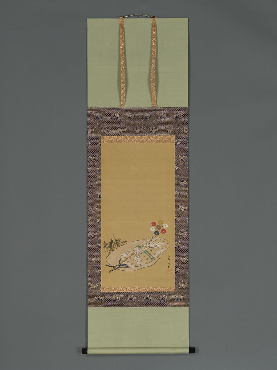 Activities of the Twelve Months, Sakai Hōitsu (Japanese, 1761–1828), Eleven hanging scrolls from a set of twelve; ink and color on silk, Japan