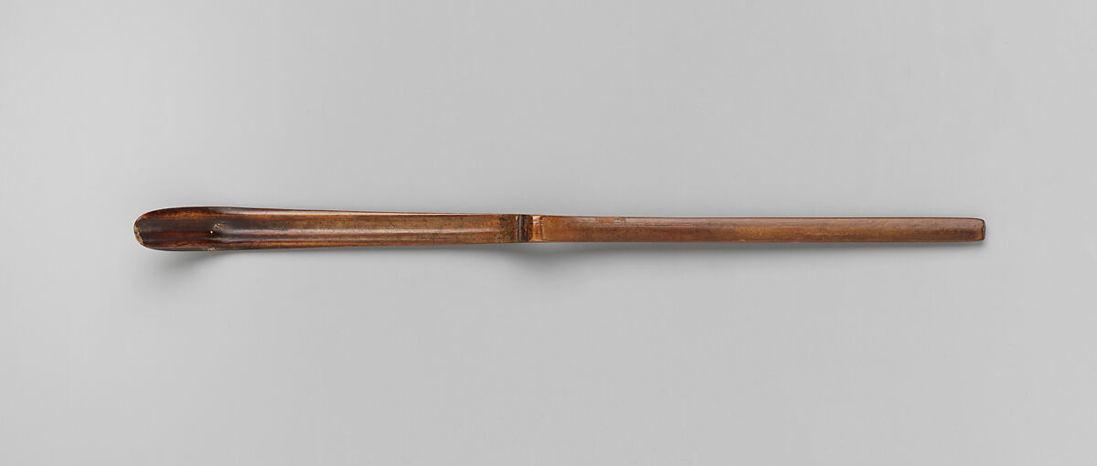 Tea Scoop (Chashaku), Attributed to Sen no Rikyū (Japanese, 1522–1591), Bent and carved bamboo, Japan