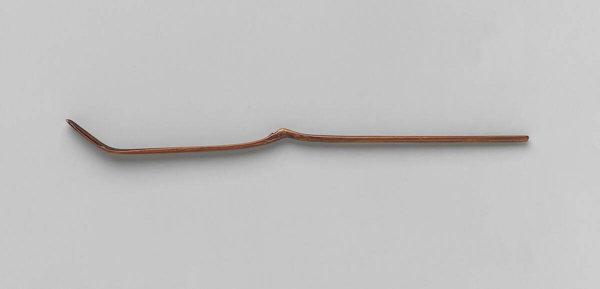 Tea Scoop (Chashaku), Attributed to Sen no Rikyū (Japanese, 1522–1591), Bent and carved bamboo, Japan