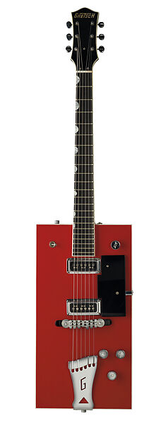 "Twang Machine", Fred Gretsch Manufacturing Company, Maple, mahogany, ebony, chrome, plastic, mother-of-pearl 