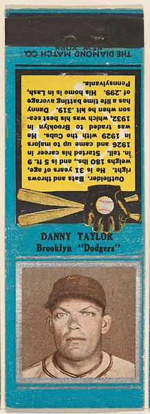 New York Yankees Matchbook Print