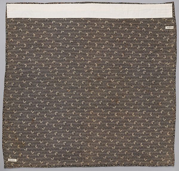 Crib quilt, Crazy pattern, Attributed to Nellie Bowman Block (American, 1875–1933), Cotton, American