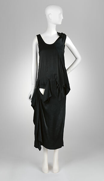 Dress, Comme des Garçons (Japanese, founded 1969), rayon, Japanese 