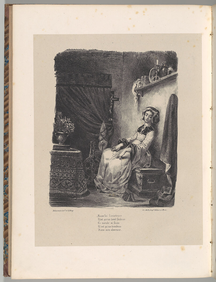 Goethe's Faust, Johann Wolfgang von Goethe (German, Frankfurt am Main 1749–1832 Weimar, Saxe-Weimar), Lithograph; first, second, and third states