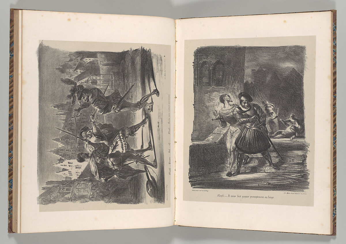 Goethe's Faust, Johann Wolfgang von Goethe (German, Frankfurt am Main 1749–1832 Weimar, Saxe-Weimar), Lithograph; first, second, and third states