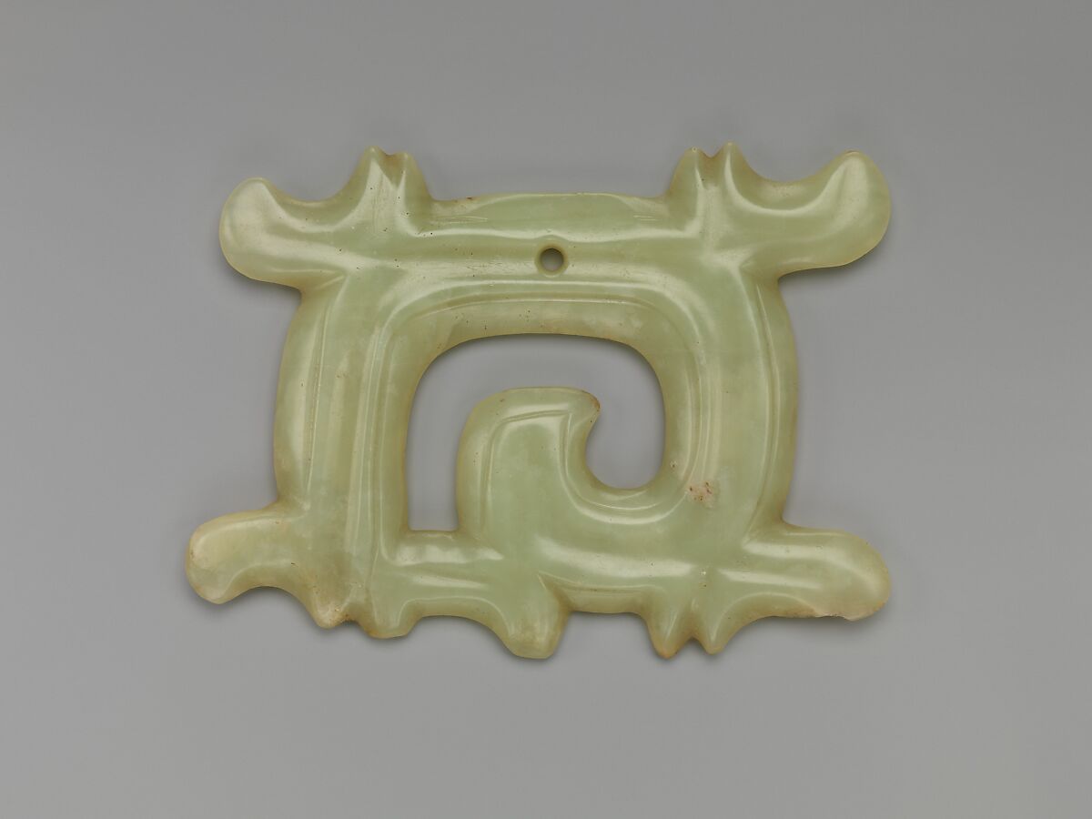 Plaque, Jade (nephrite), China 