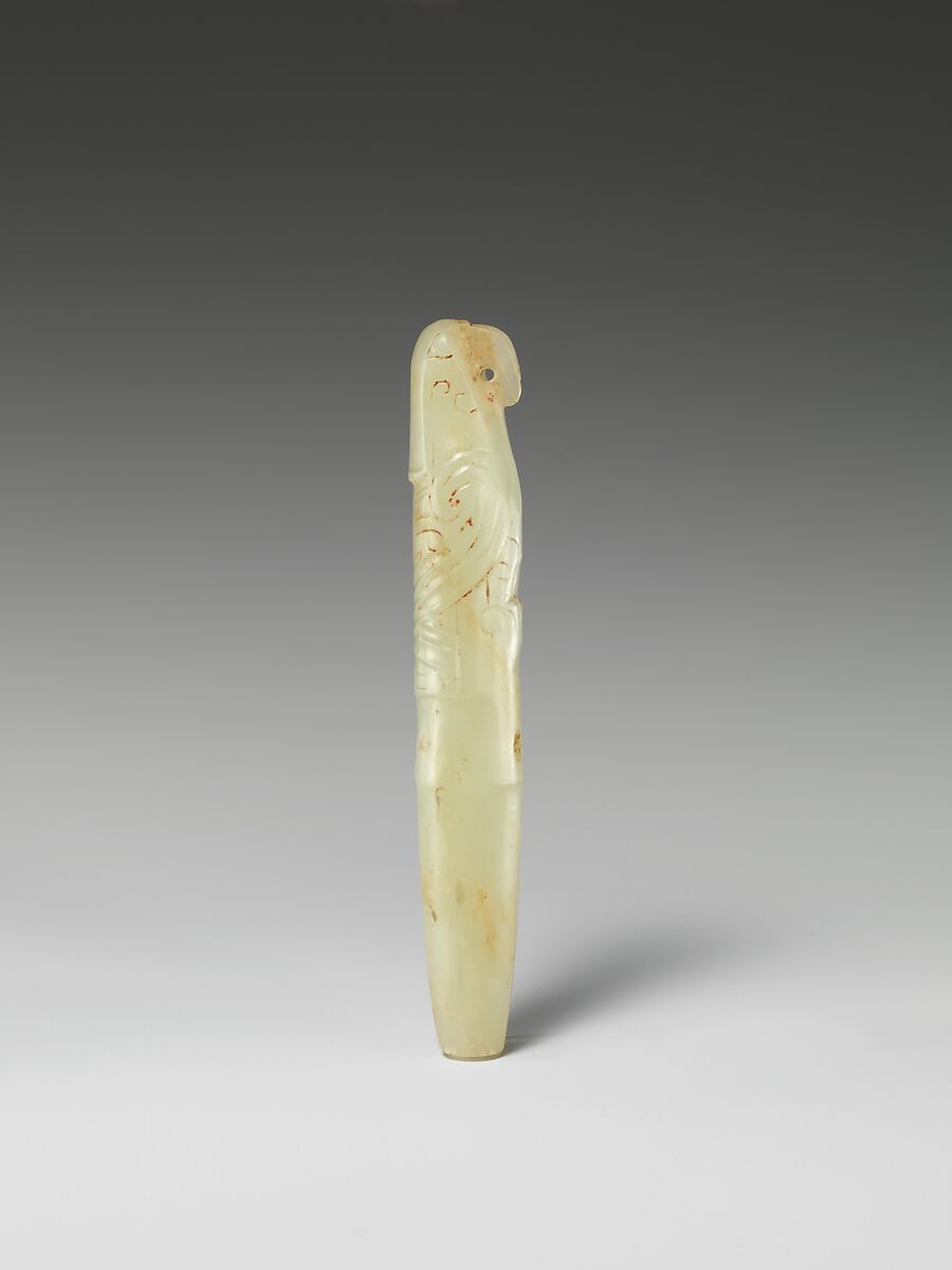Pendant in the shape of a bird, Jade (nephrite), China