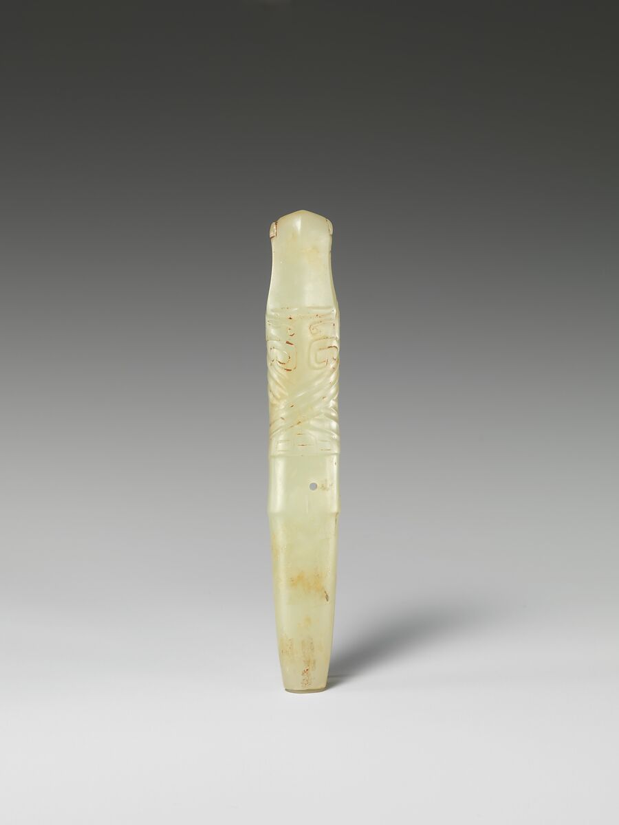 Pendant in the shape of a bird, Jade (nephrite), China