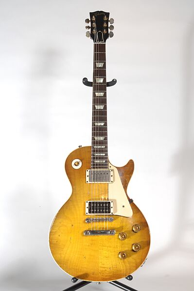"Number One" Les Paul Standard, Gibson (American, founded Kalamazoo, Michigan 1902), Mahogany, maple, rosewood, nickel, plastic, mother-of-pearl 