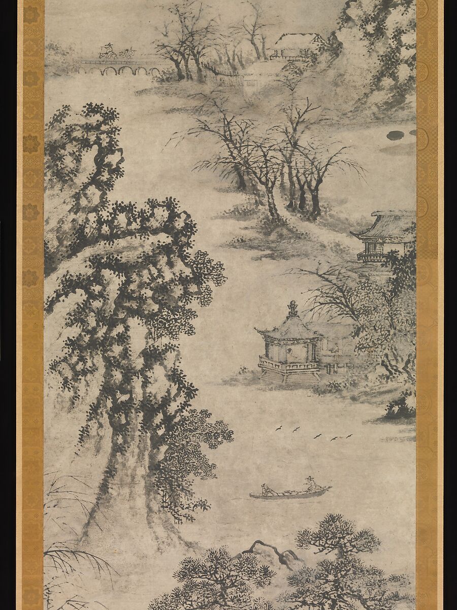 Landscapes of the Four Seasons, Xie Shichen (Chinese, 1487–ca. 1567), Set of four hanging scrolls; ink and color on paper, China