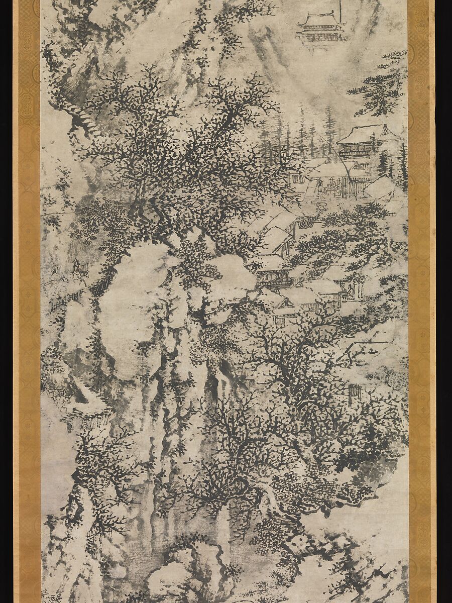 Landscapes of the Four Seasons, Xie Shichen (Chinese, 1487–ca. 1567), Set of four hanging scrolls; ink and color on paper, China