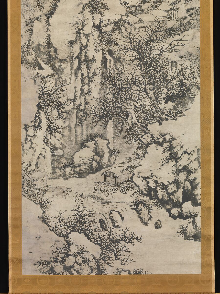 Landscapes of the Four Seasons, Xie Shichen (Chinese, 1487–ca. 1567), Set of four hanging scrolls; ink and color on paper, China