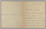 Documents concerning Parade: [Handwritten letter, from Massine to Cocteau, dated January 21]