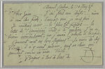 Documents concerning Parade: [Postcard from Satie to Cocteau (3)]