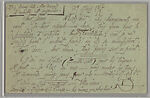 Documents concerning Parade: [Postcard from Satie to Cocteau (4)], Erik Satie (French, 1866–1925) 