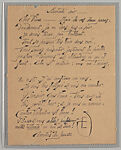 Documents concerning Parade: [Postcard from Satie to Cocteau (5)], Erik Satie (French, 1866–1925) 