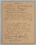 Documents concerning Parade: [Postcard from Satie to Cocteau (5)]