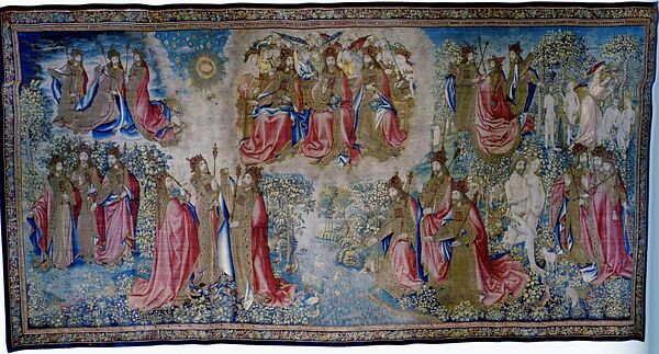 Creation and Fall of Man, from a Ten-Piece Set of the Story of the Redemption of Man, Wool, silk, and precious-metal-wrapped threads