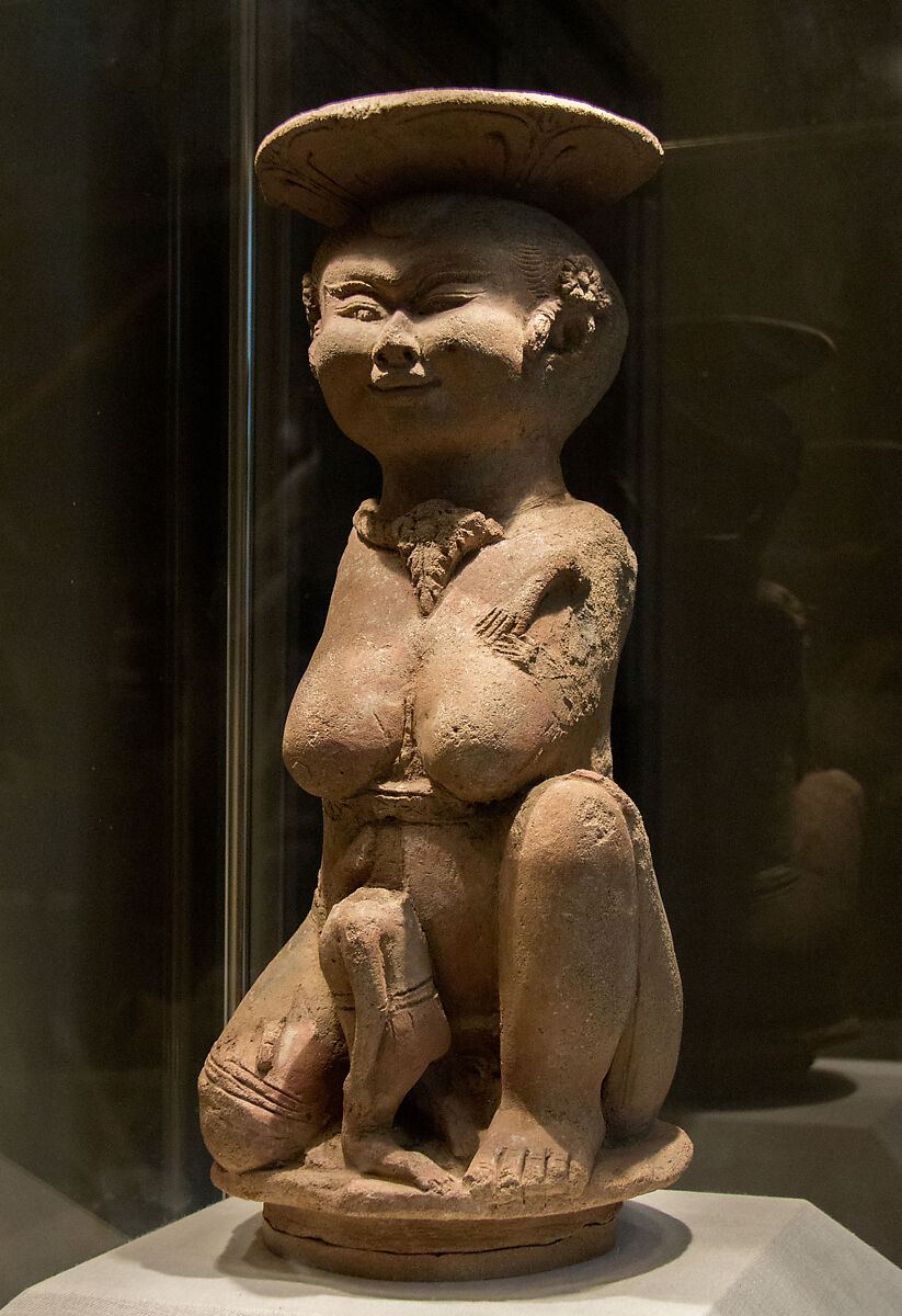 The Mother Goddess Men Brajut (Hariti), Terracotta, Indonesia (East Java, Trowulan)