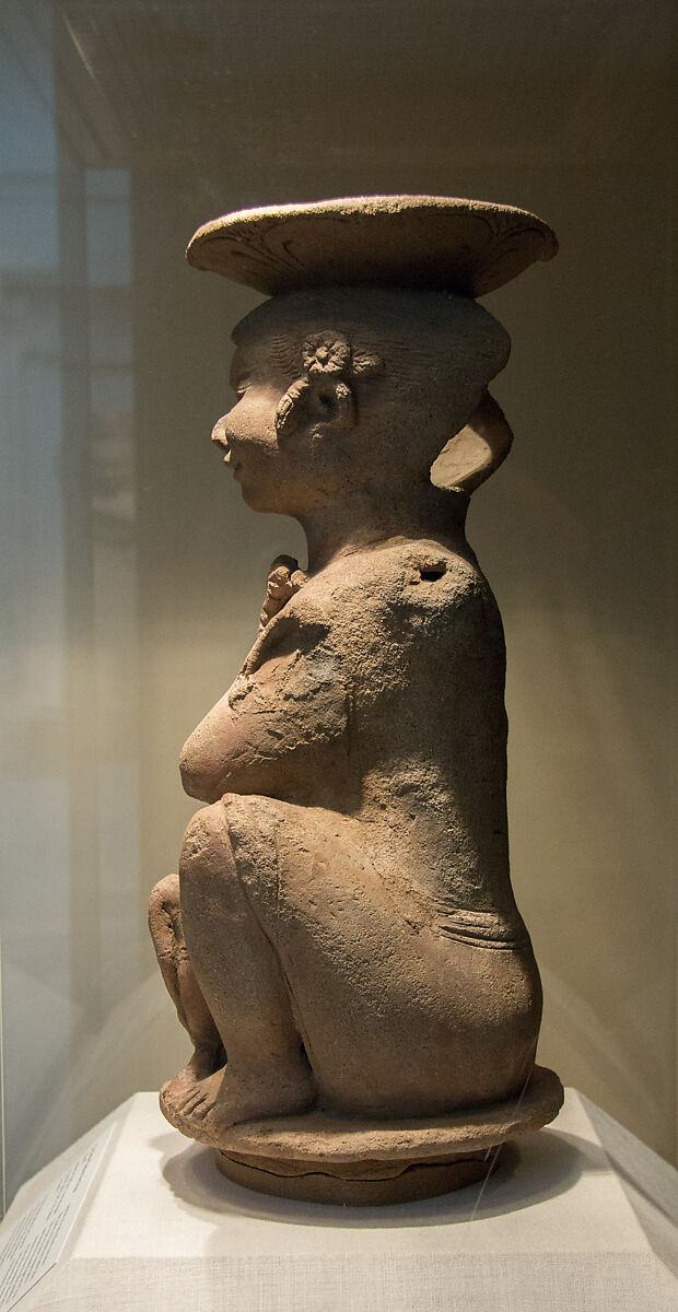 The Mother Goddess Men Brajut (Hariti), Terracotta, Indonesia (East Java, Trowulan)